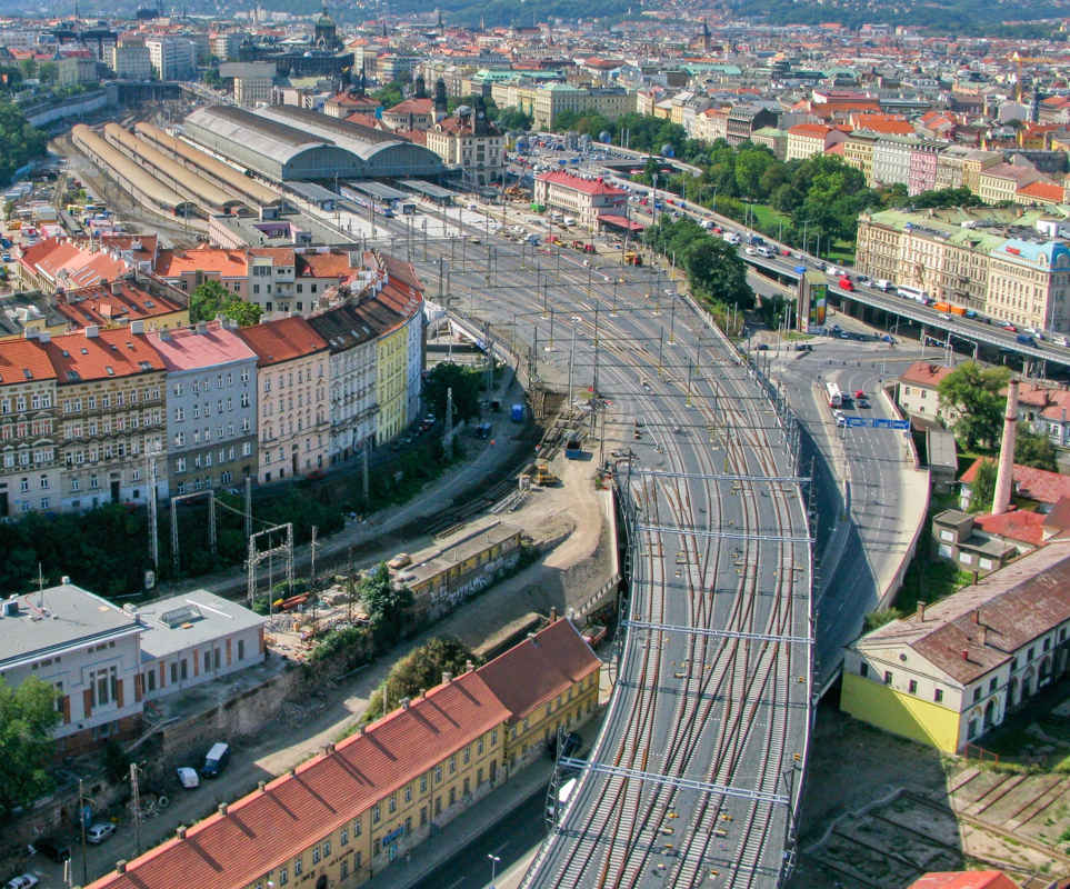 Železniční infrastruktura Praha Žižkov